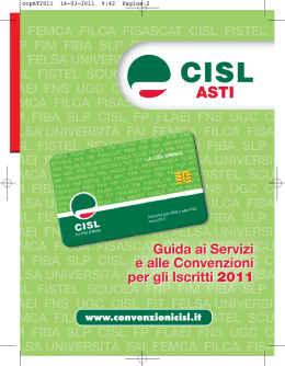 Convenzioni Asti - Convenzioni CISL