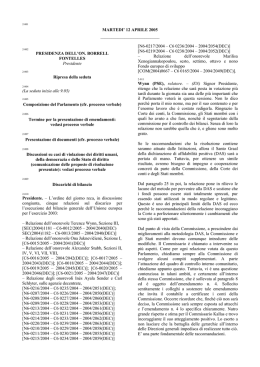 MARTEDI` 12 APRILE 2005