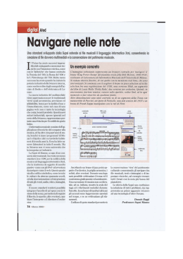 Navigare nelle note