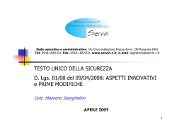 Datore di lavoro - Federcoop Nullo Baldini