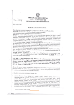 Ordinanza di Vendita - Aste Legali Giudiziarie