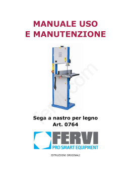 manuale uso e manutenzione