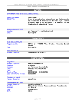 lavoro committenti responsabili - Bandi on-line