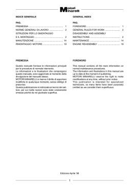 INDICE GENERALE PAG. PREMESSA - mobcross