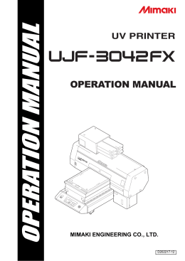 Manuale d`uso UJF-3042FX