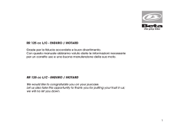 Manuale del Proprietario RR 125 4T LC