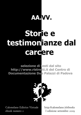 Storie e testimonianze dal carcere