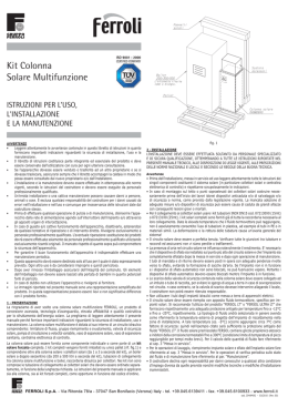Kit Colonna Solare Multifunzione