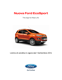 Nuova Ford EcoSport