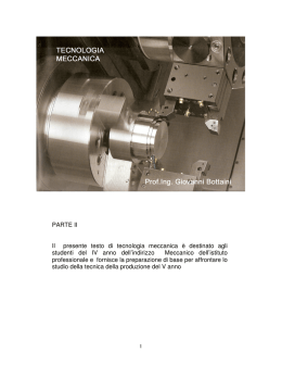 Tecnologia meccanica - parte 2