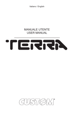 manuale utente user manual