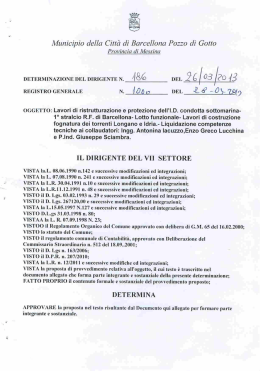 il/Izmicipio della Città di Barcellona Pozzo di Gotto