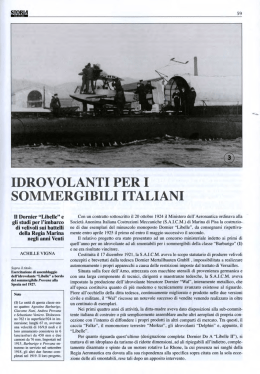idrovolanti per i sommergibili italiani