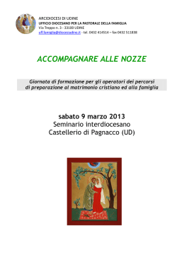 accompagnare alle nozze