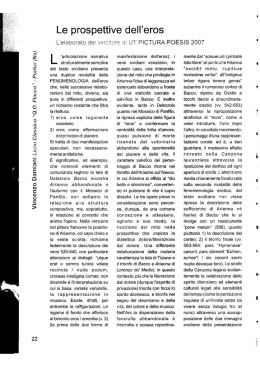 L`elaborato del vincitore