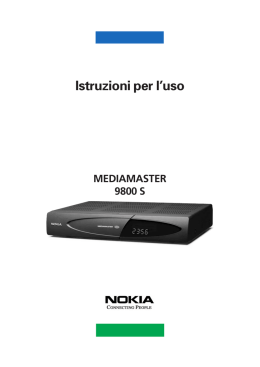 Istruzioni per l`uso