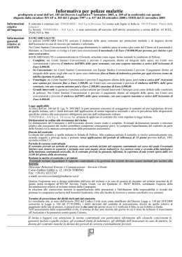 Informativa - Ordine dei Medici Chirurghi ed Odontoiatri della