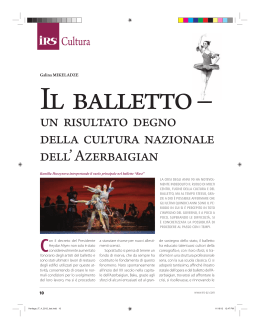 Il balletto – un risultato degno della cultura nazionale dell` Azerbaigian