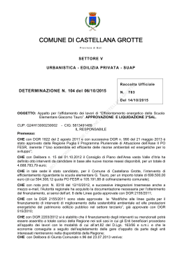 COMUNE DI CASTELLANA GROTTE