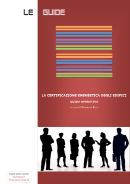 LA CERTIFICAZIONE ENERGETICA DEGLI EDIFICI