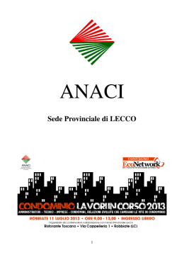 La Sicurezza Negli Edifici Condominiali