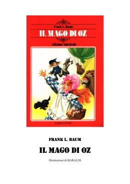 Il mago di Oz - Prof.ssa Monica Guido