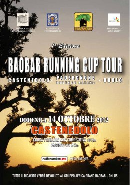 baobab running cup tour