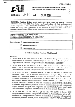DELIBERA 1160_ AsL e Teatro San Carlo