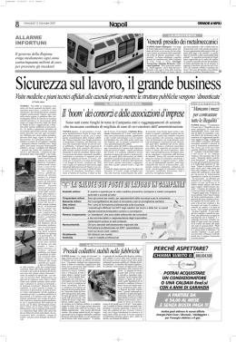 Il `boom` dei consorzi e delle associazioni d`imprese