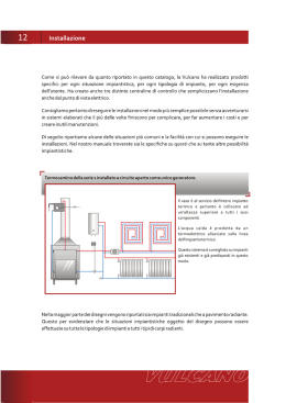 installazione e schede tecniche