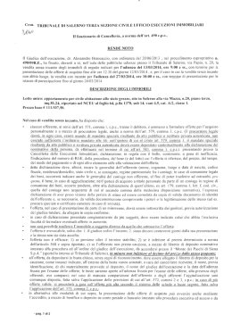 Senza titolo - Aste Giudiziarie Salerno