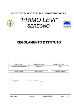 Titolo I - Organi collegiali