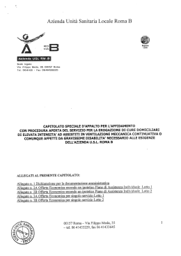 scarica il capitolato speciale d`appalto