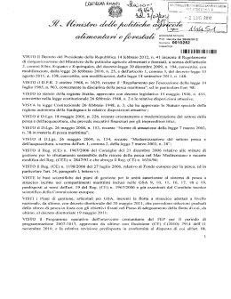 DM 28 giugno 2012 - Ministero delle politiche agricole alimentari e