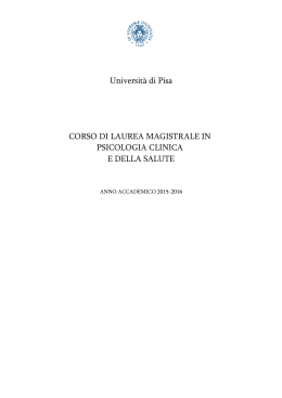 WPC Guida 2015-2016 - Medicina e Chirurgia