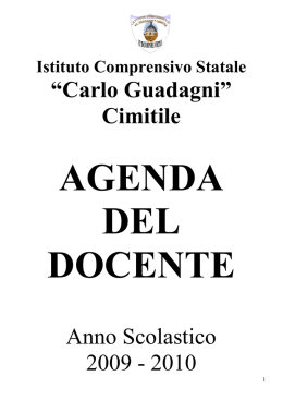 “Carlo Guadagni” Cimitile Anno Scolastico 2009