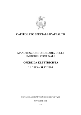 capitolato - Comune di Riva del Garda