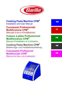 Cooking Pasta Machine CPM