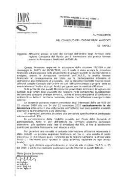 scarica - Consiglio dell`Ordine degli Avvocati di Napoli