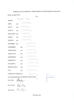 verbale di accordo 24 aprile 2012