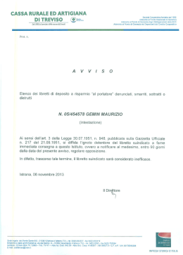 CASSA RURALE ED ARTIGIANA