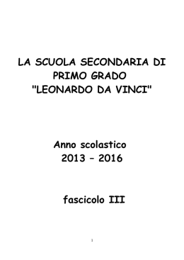 LEONARDO DA VINCI - Istituto Comprensivo Bolzano III