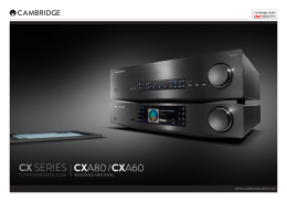 CXA80 - Cambridge Audio