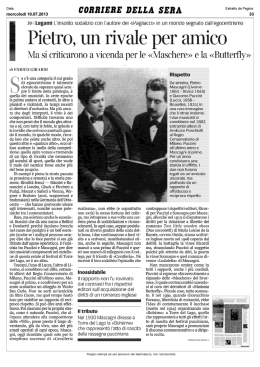 Pietro, un rivale per amico