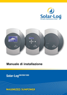 Manuale di installazione