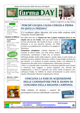 FarmaDay - n.218 - Ordine dei Farmacisti della provincia di Napoli