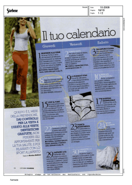 01/10/2009 - Fairtrade Italia