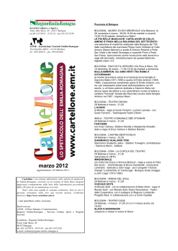 marzo 2012 - Regione Emilia Romagna