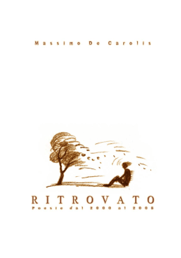 E ritrovato! - De Carolis, Massimo