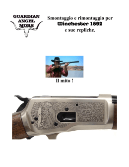 Smontaggio e rimontaggio per Colt mod 1873 Single Action Army e